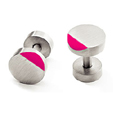 KMCC110P Stainless steel and color powder coated cufflinks