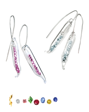 Glass Seed Pod Earrings Kim Fraczek