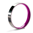 KM110 Plum Powder Coated Stainless Steel Bracelet