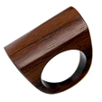 Block Wood Ring