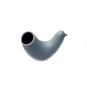 Mori Bird Toothpick Holder White Porcelain Modern