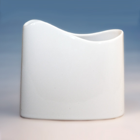 Mori Hakusan Pocket Vase White Modern Decor