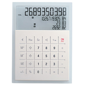 Modern Design Square D.I. Maths Calculator Lexon Desk Accessories