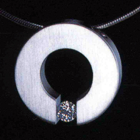 B.tiff Cirlce Tension Set Modern Pendant Stainless Steel