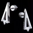 B.tiff Triangle Earrings
