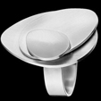 Xen Steel Modern Simple Sensitive Ring