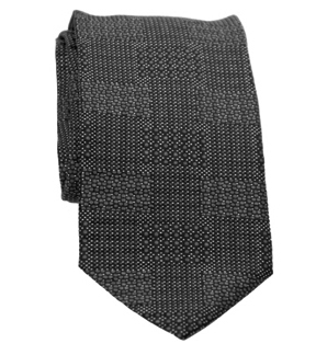 Modern Designer Accessories Giorgio Armani Gray Silk Tie
