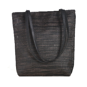 Chilewich Small Woven Vinyl Shoulder Tote in Penny