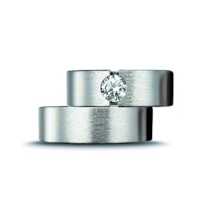 Xen Unity 1ct White Gold Wedding Ring Contemporary
