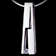 B. Tiff Tension Set Edgy Pendant Contemporary