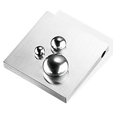 Xen Vision Pendant Square Steel with Steel Dew Drops
