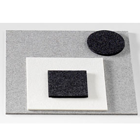 Daff Felt Square Charcoal Coaster