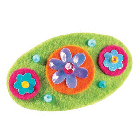 Haba Felt Fun Flower Hair Clip Modern Kid's Accessories