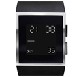 Xen Watch XQ0091 Stainless Steel Black Watch