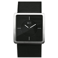 Xen XQ 0071 Xen Modern Leather Watch in Black